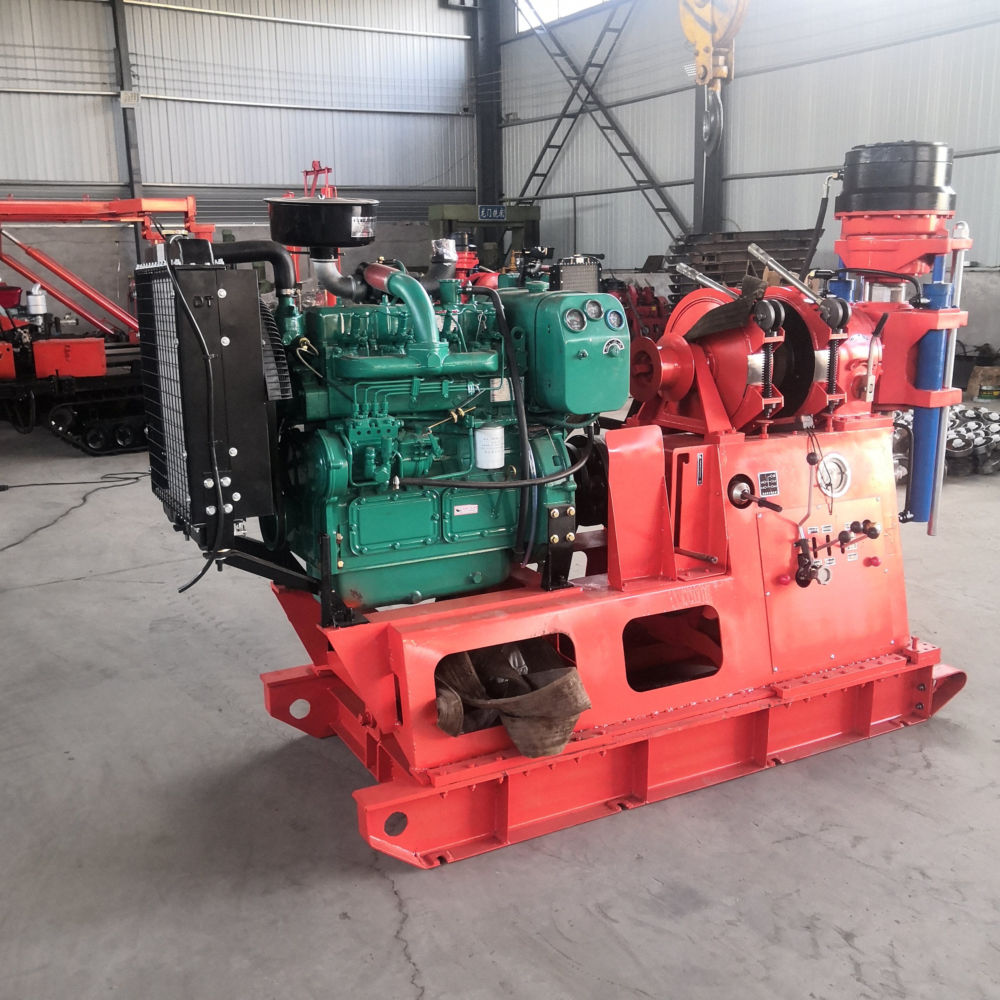 Geological Exploration Core Drill Rig , Portable Water Well Drilling Rigs XY-2B