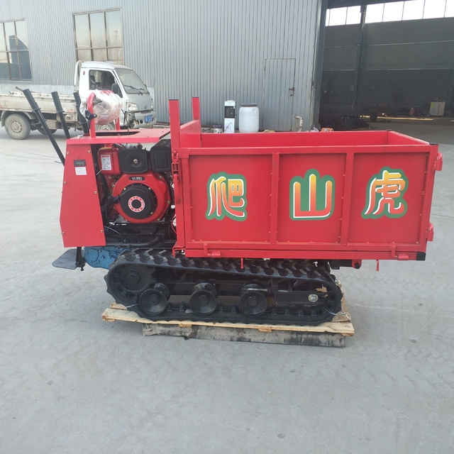 0.6 Ton Mini Rubber Track Dumper Crawler Transporter For Sale