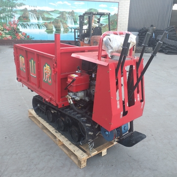 0.6 Ton Mini Rubber Track Dumper Crawler Transporter For Sale