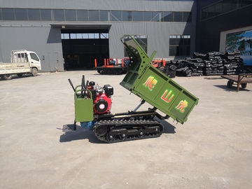 Hydraulic Mini Crawler Dumper , Self Loading Mini Dumper 0.8T Horsepower