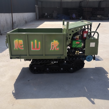 Hydraulic Mini Crawler Dumper , Self Loading Mini Dumper 0.8T Horsepower