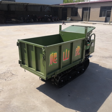 Hydraulic Mini Crawler Dumper , Self Loading Mini Dumper 0.8T Horsepower