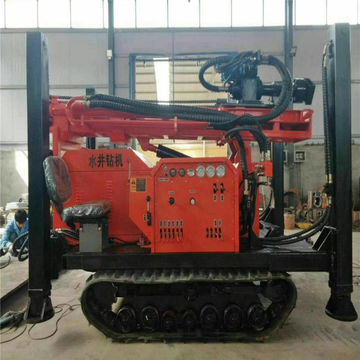 ST-180 crawler pneumatic drilling machine 180 m hydraulic leg type pneumatic submersible drilling machine has large drill
