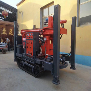 ST-180 crawler pneumatic drilling machine 180 m hydraulic leg type pneumatic submersible drilling machine has large drill