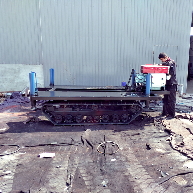 Rubber track chassis, hydraulic motor walking track chassis