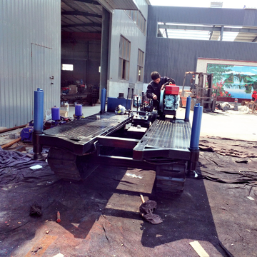 Rubber track chassis, hydraulic motor walking track chassis