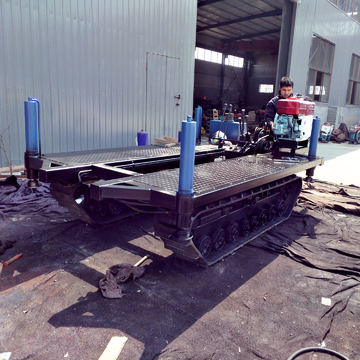 Rubber track chassis, hydraulic motor walking track chassis