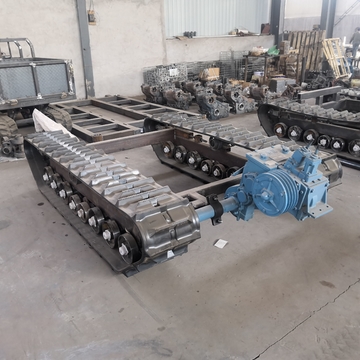 Construction Machinery  Supplied Hydraulic Rubber Track Chassis