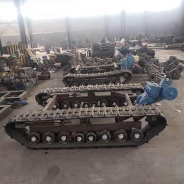 Construction Machinery  Supplied Hydraulic Rubber Track Chassis