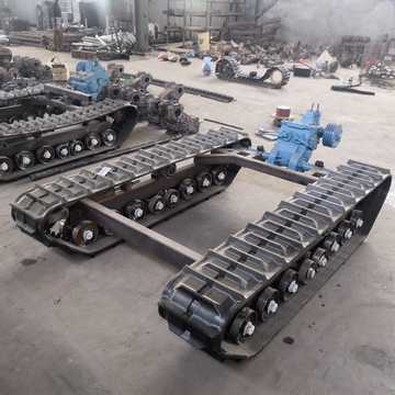 Construction Machinery  Supplied Hydraulic Rubber Track Chassis