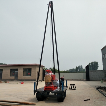 Rubber Crawler Chassis With Triangle Tower And Four Corner Tower